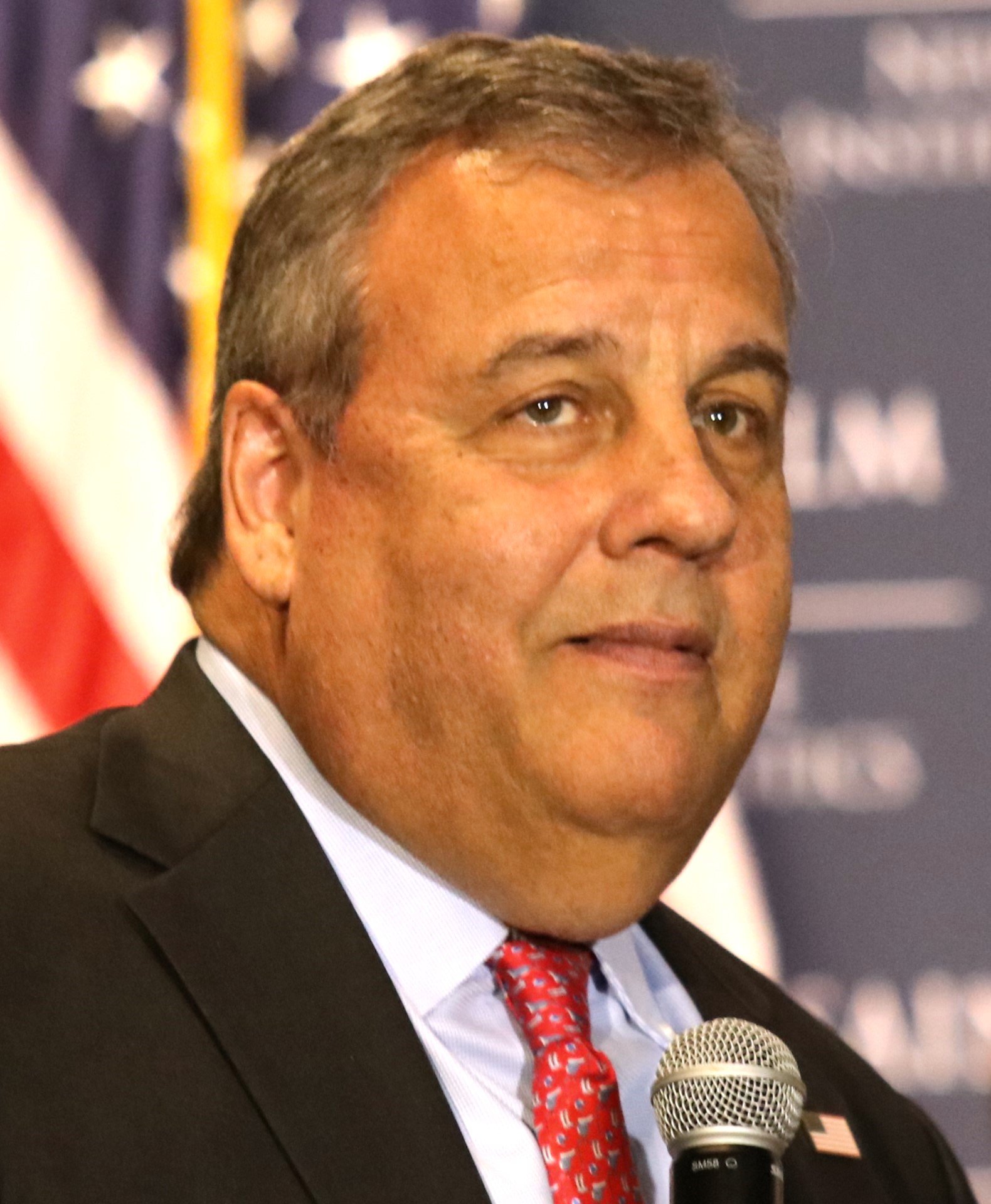 Former NJ Governor, Chris Christie at St. Anselm